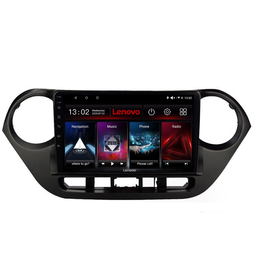 Navigatie dedicata Hyundai I10 2013-2017 Edotec, cu Android, Radio, Bluetooth, Internet, procesor Octa Core, 4G, memorie 2GB si 32GB