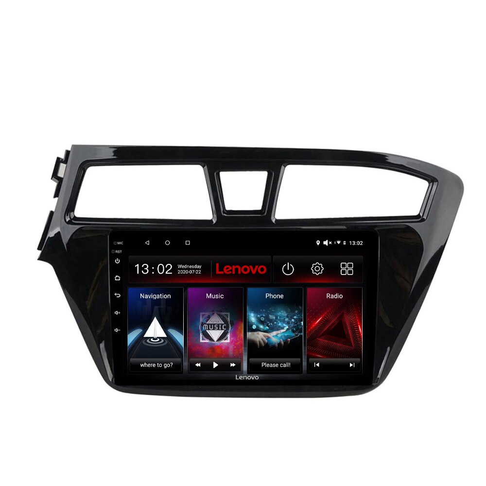Navigatie dedicata Hyundai i20 2015-2018 Edotec, cu Android, Radio, Bluetooth, Internet, procesor Octa Core, 4G, memorie 4GB si 64GB