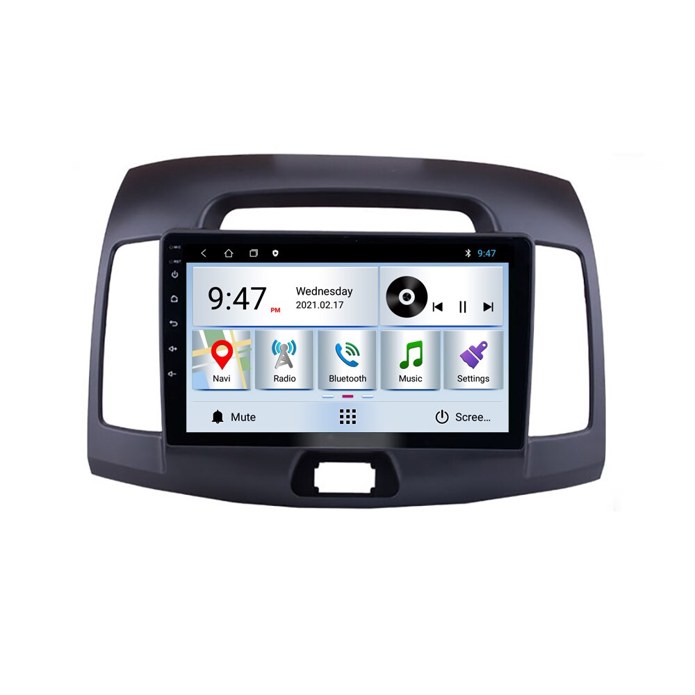 Navigatie dedicata Hyundai Elantra 2009 Edotec, cu Android, Internet, Bluetooth, Radio , GPS, WIFI, procesor Quad Core, memorie 2GB si 32GB