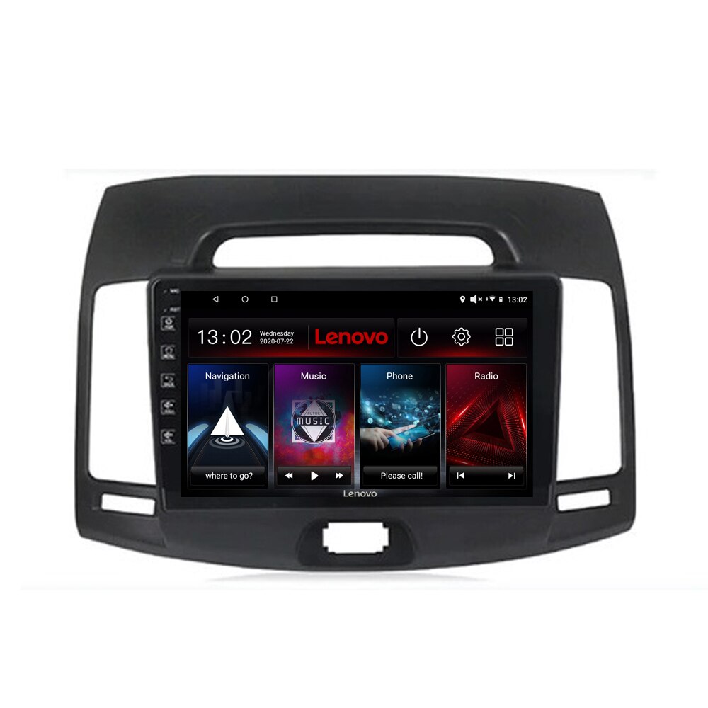 Navigatie dedicata Hyundai Elantra 2009 Edotec, cu Android, Radio, Bluetooth, Internet, procesor Octa Core, 4G, memorie 2GB si 32GB