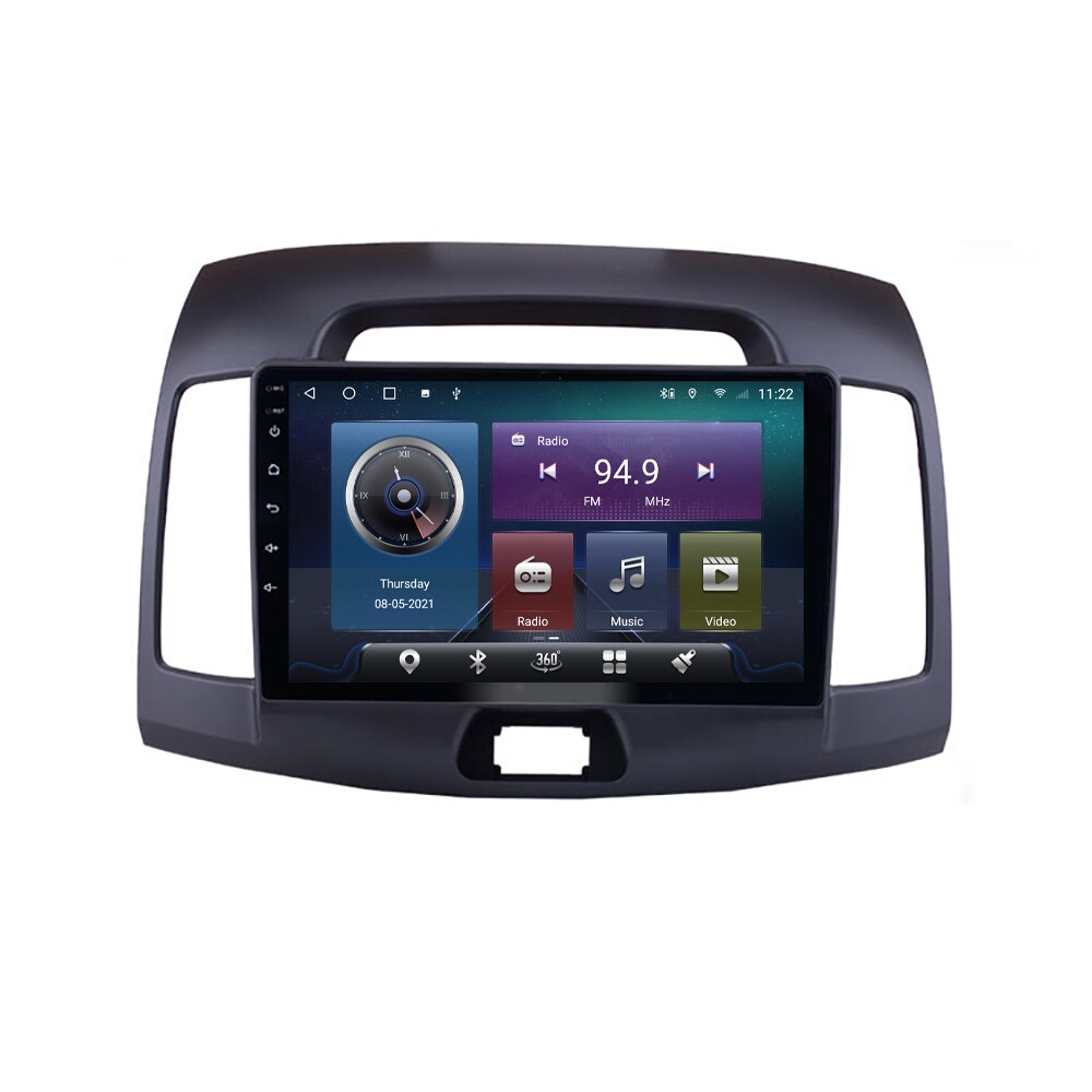 Navigatie dedicata Hyundai Elantra 2007-2011 Edotec, cu Android, Radio, Bluetooth, Internet, procesor Octa Core, memorie 4GB si 32GB