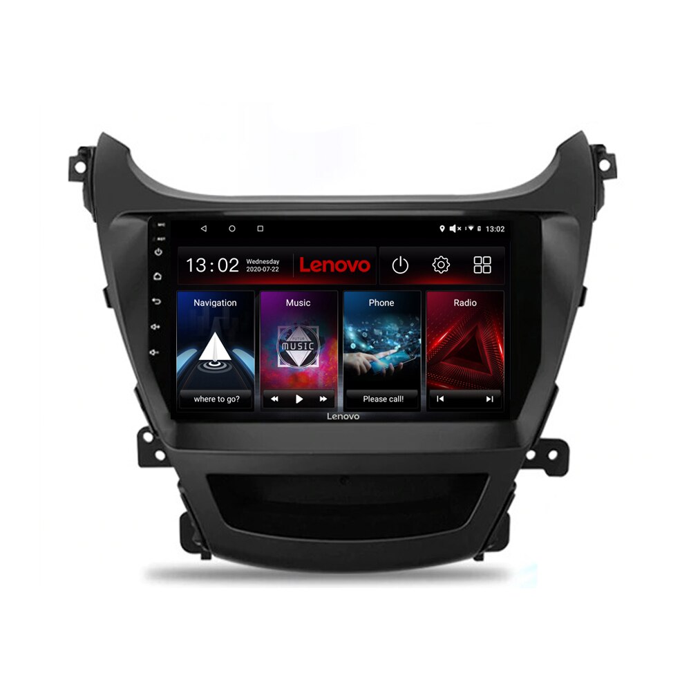 Navigatie dedicata Hyundai Elantra 2014-2016 Edotec, cu Android, Radio, Bluetooth, Internet, procesor Octa Core, 4G, memorie 2GB si 32GB