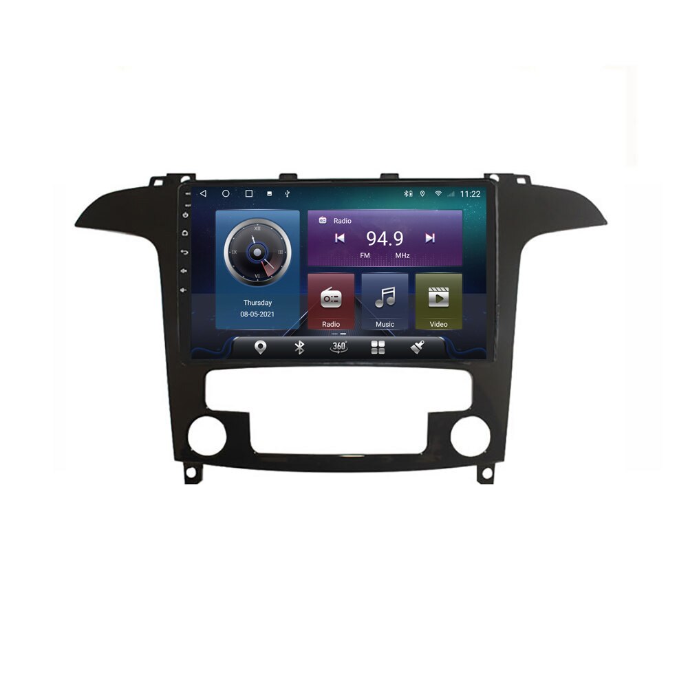 Navigatie dedicata Ford S-Max 2008-2012 Edotec, cu Android, Radio, Bluetooth, Internet, procesor Octa Core, memorie 4GB si 32GB