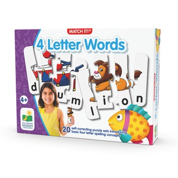 Joc The Learning Journey Match It - Potriveste cuvintele din 4 litere, lb. engleza, 80 piese Joc The Learning Journey Match It - Potriveste cuvintele din 4 litere, lb. engleza, 80 piese