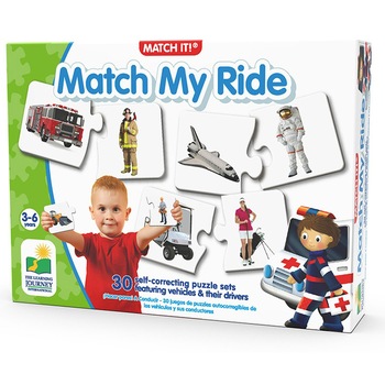 Joc The Learning Journey Match It - Vehicule, 60 piese Joc The Learning Journey Match It - Vehicule, 60 piese