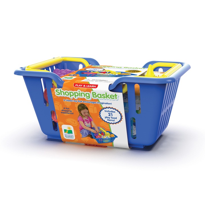 Jucarie The Learning Journey - Cos de cumparaturi, 21 accesorii