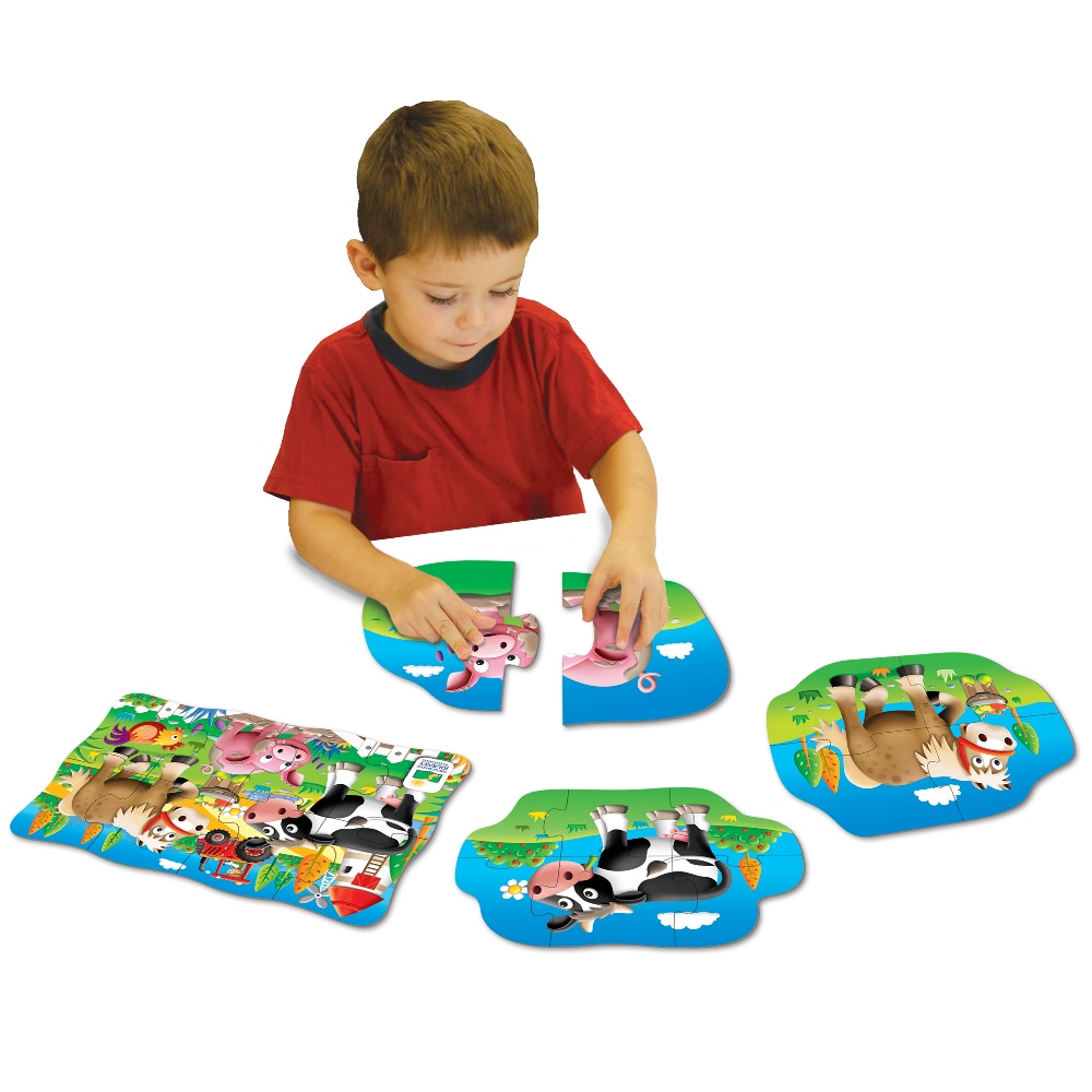 Puzzle 4 in 1 The Learning Journey - My First Puzzles, Ferma, 2/4/6/8 ...