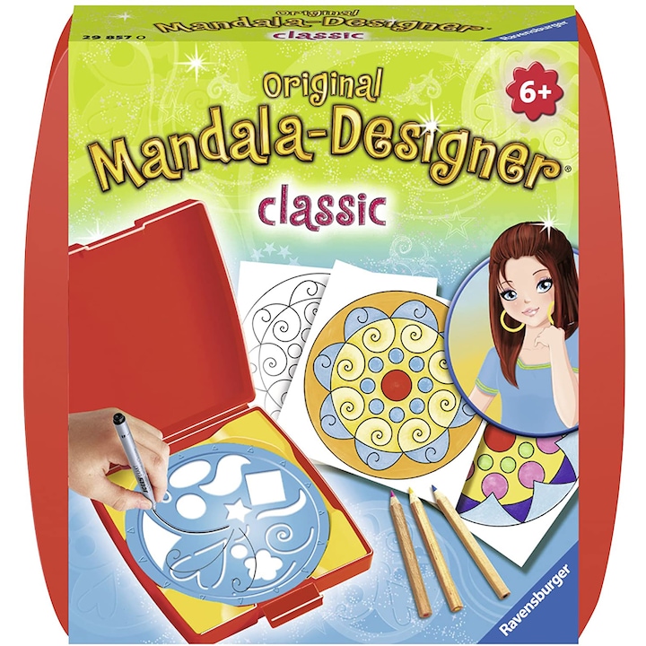 Ravensburger - Mandala designer Kreatív készlet, Klasszikus