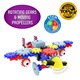 Set de constructie The Learning Journey - Techno Gears, Avion, 60 piese