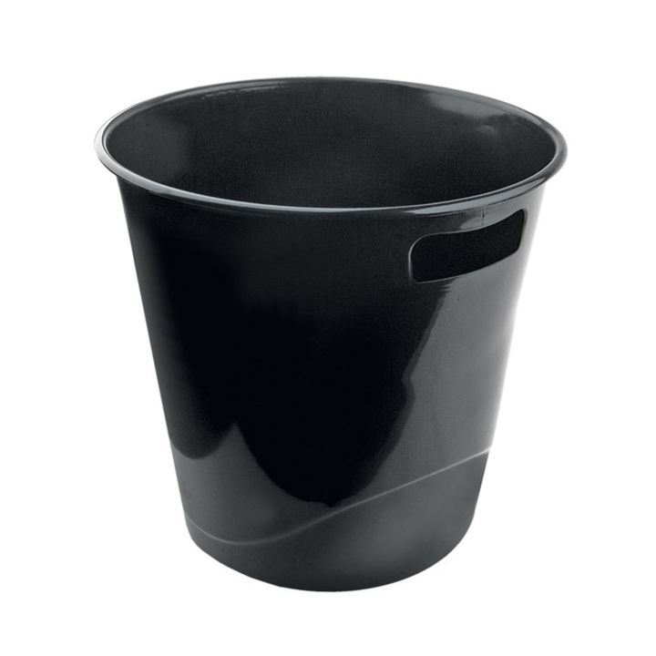 Cos hartie plastic Forpus 30431 fara perforatii negru