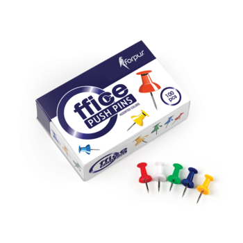 Pioneze pentru panouri de pluta Forpus 71001 100 bucati/cutie Pioneze pentru panouri de pluta Forpus 71001 100 bucati/cutie