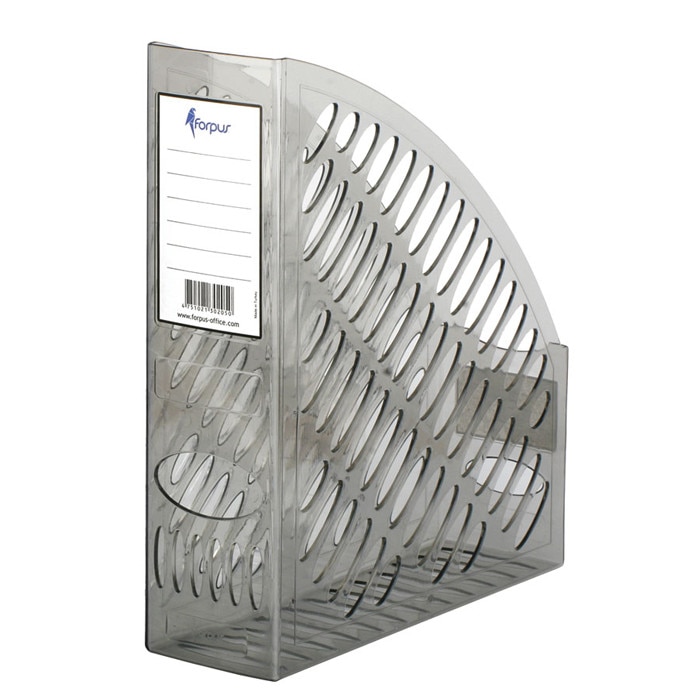 Suport dosar plastic Forpus 30205 fumuriu