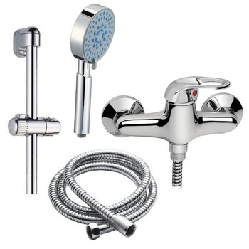 Set baterie dus cu bara, furtun si para de dus Set baterie dus cu bara, furtun si para de dus