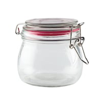 Borcan Depozitare Sticla + Capac, 500 ml