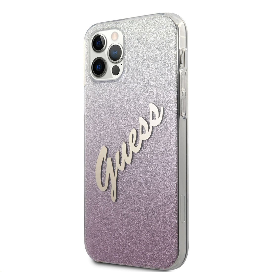 Husa Plastic - TPU Guess Vintage Pentru Apple IPhone 12 Pro Max, Roz