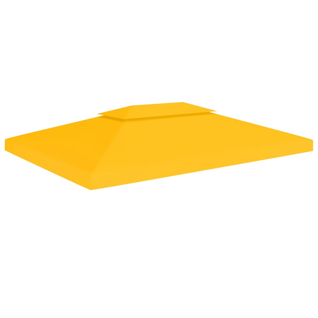 Copertina acoperis foisor, vidaXL, Poliester, 4 x 3 m, 310 g / m², Galben