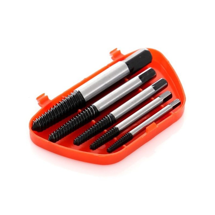 Set extractoare pentru suruburi rupte, Kraft&Dele, 5 elemente, KD10263