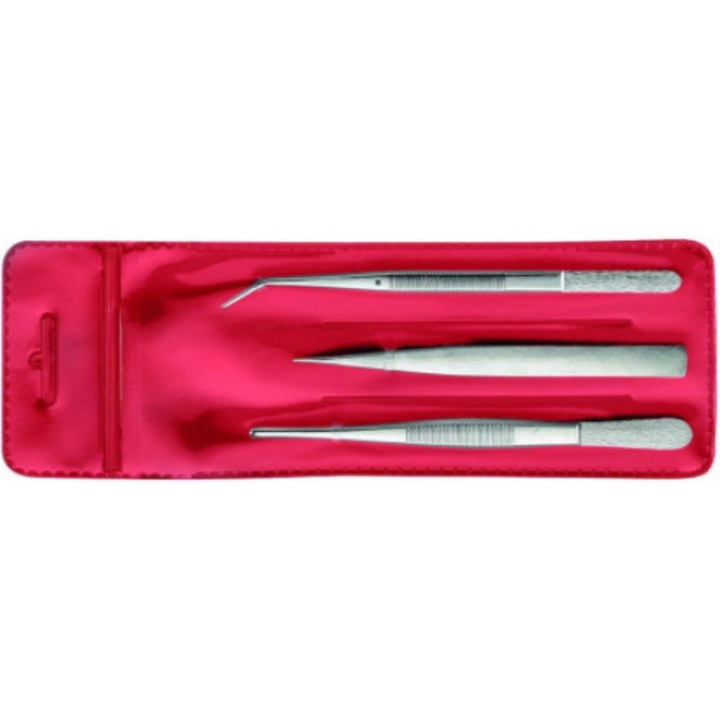 Set de pensete de precizie, 3 buc, FORMAT
