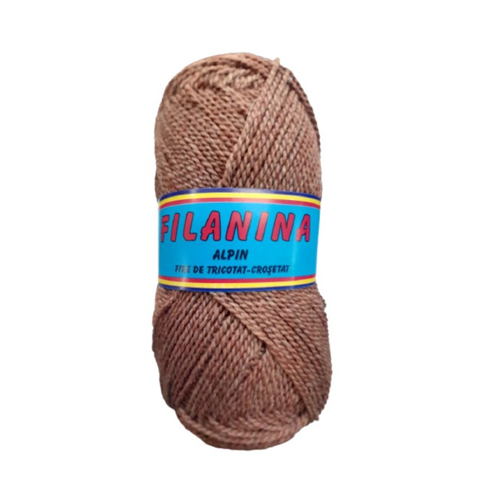 Fir tricotat, Filanina , 100% Acryl, Maro 412, 300m/100g