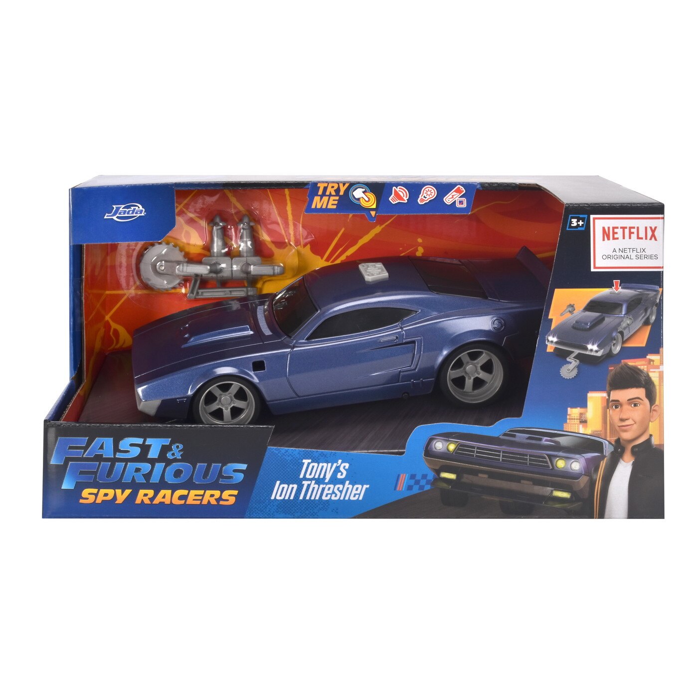 MASINUTA METALICA FAST AND FURIOUS SPY RACERS TONY'S ION THRESHER SCARA 1:24