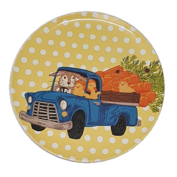 Farfurie Gemma intinsa 23 cm 18STX, galben