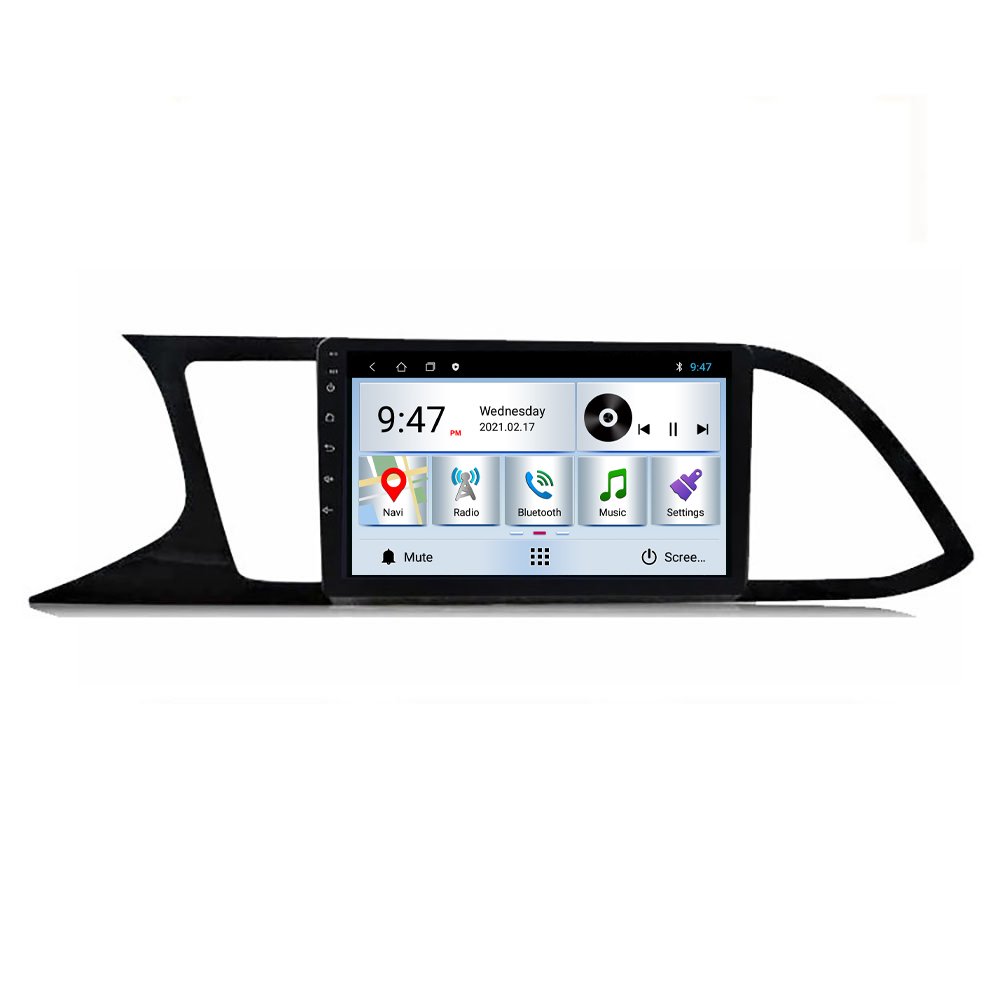 Navigatie dedicata Seat Leon MIB Edotec, cu Android, Radio, Bluetooth, Internet, procesor Quad Core, memorie 1GB si 16GB