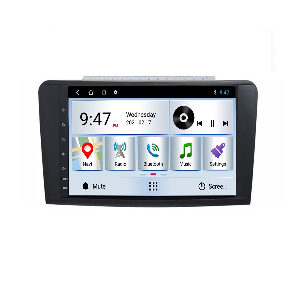 Navigatie dedicata Mercedes ML GL Edotec, cu Android, Internet, Bluetooth, Radio ,GPS, WIFI, procesor Quad Core, memorie 2GB si 32GB