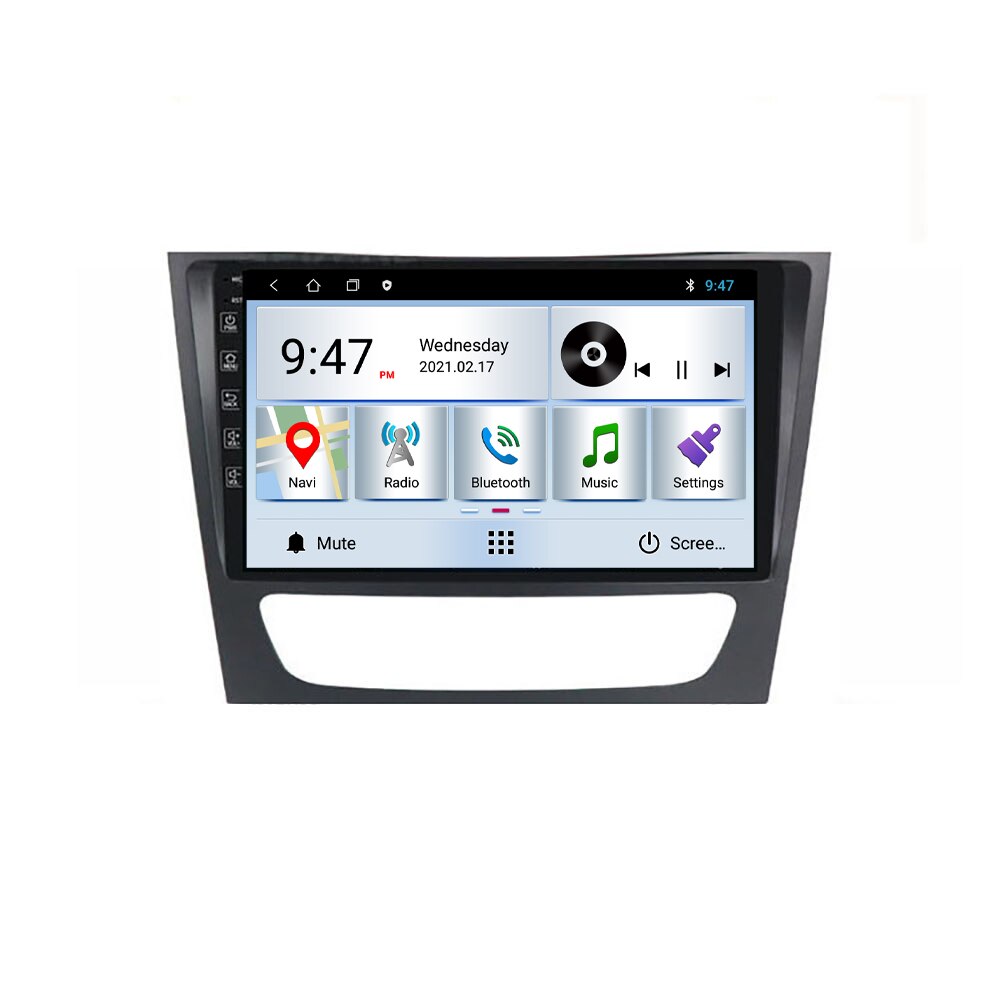 Navigatie dedicata Mercedes W211 W219 Edotec, cu Android, Radio, Bluetooth, Internet, procesor Quad Core, memorie 1GB si 16GB