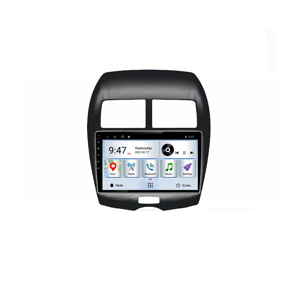 Turbine Medal Staple Navigatie dedicata Mitsubishi ASX 2013-2019 Edotec, cu Android, Internet,  Bluetooth, Radio, GPS, WIFI, procesor Quad Core, memorie 2GB si 32GB -  eMAG.ro