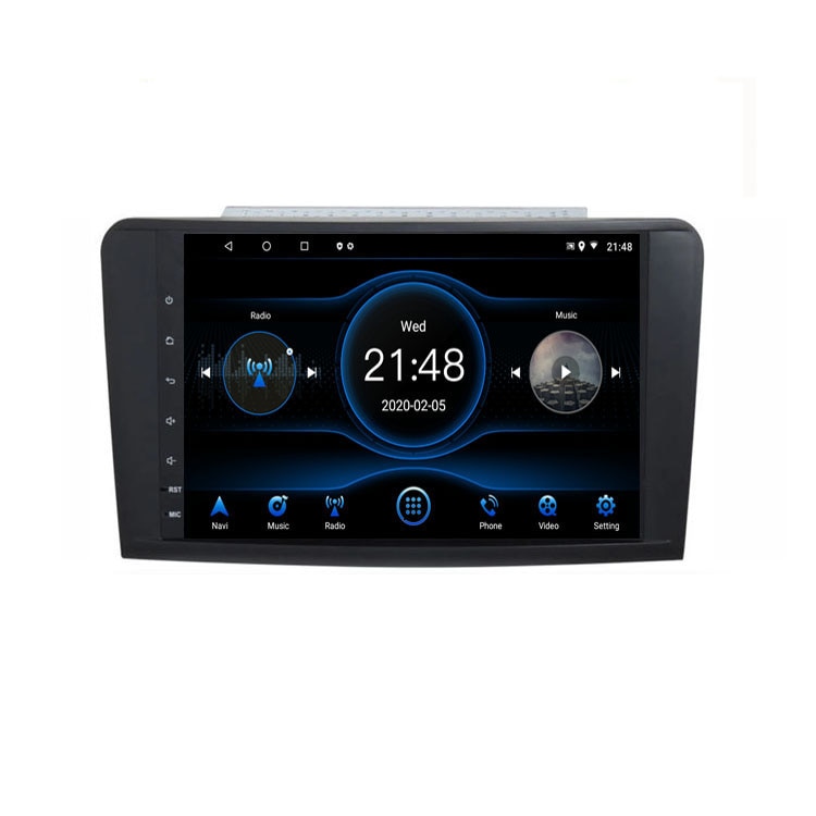 Navigatie dedicata Mercedes ML GL Edotec, cu Android, Radio, Bluetooth, Internet, procesor Octa Core, memorie 2GB si 16GB