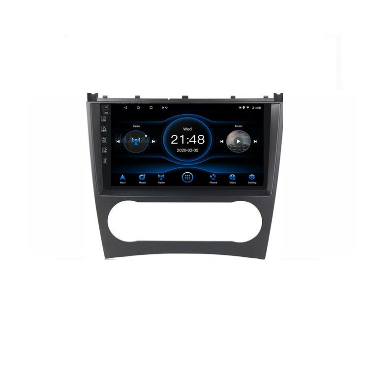 Navigatie dedicata Mercedes W203 CLC Edotec, cu Android, Radio, Bluetooth, Internet, procesor Octa Core, memorie 2GB si 16GB