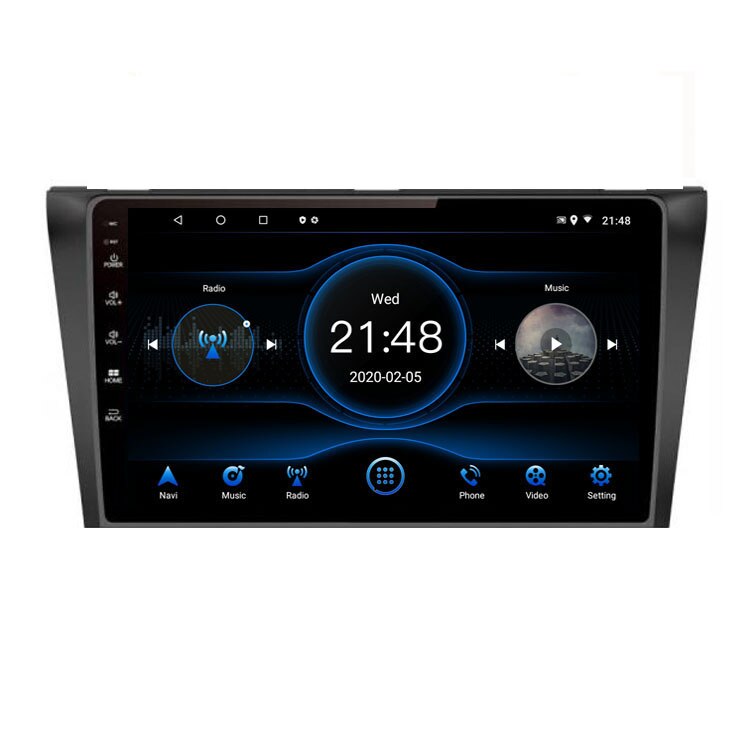 Navigatie dedicata Mazda 3 2009-2014 Edotec, cu Android, Radio, Bluetooth, Internet, procesor Octa Core, memorie 2GB si 16GB