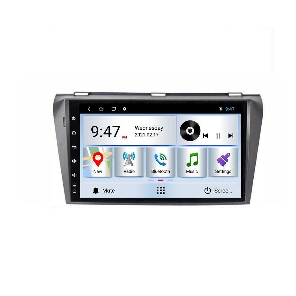 Navigatie dedicata Mazda 3 2006-2010 Edotec, cu Android, Internet, Bluetooth, Radio ,GPS, WIFI, procesor Quad Core, memorie 2GB si 32GB