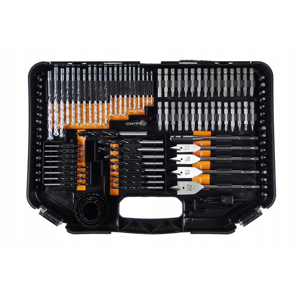 Set de 216 burghie, biti pentru beton metal lemn BlackTools csm1052