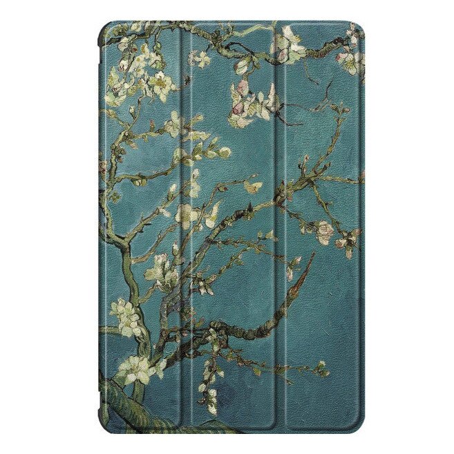 Husa Premium Book Cover Slim pentru Samsung Tab A7 Lite 8.7 inch Model SM-T220 / T225 (2021)- Almond Blossom