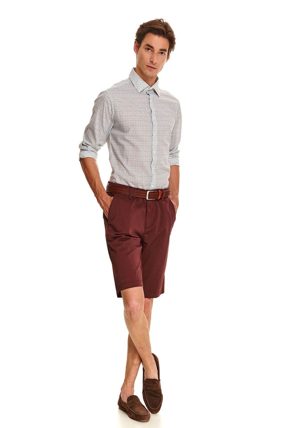 Pantaloni scurti barbati, TOP SECRET, SSZ1031, Rosu