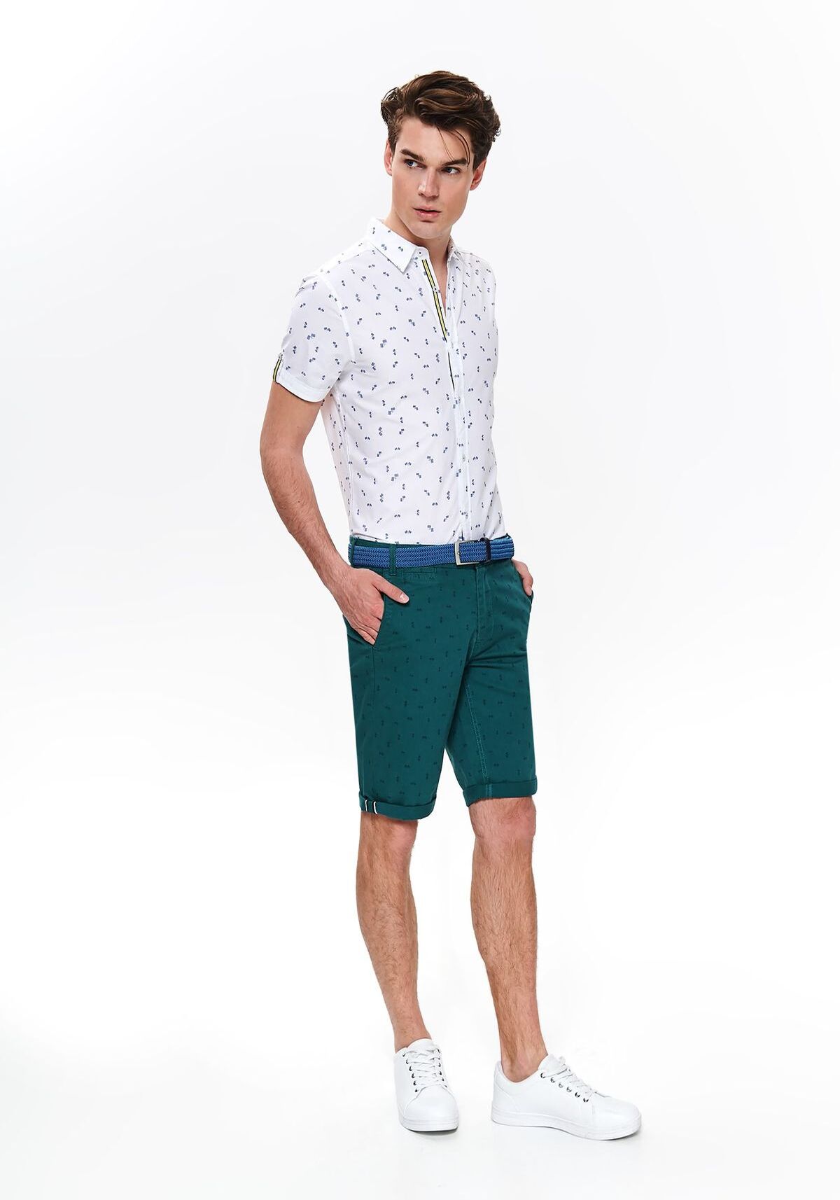 Pantaloni scurti barbati, TOP SECRET, SSZ0931, Verde
