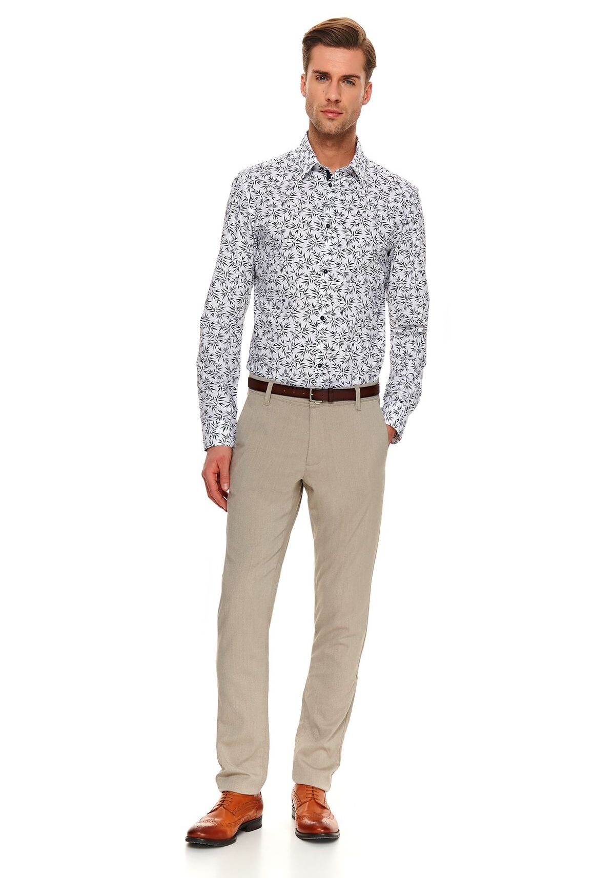 Pantaloni barbati, TOP SECRET, SSP3526, Bej