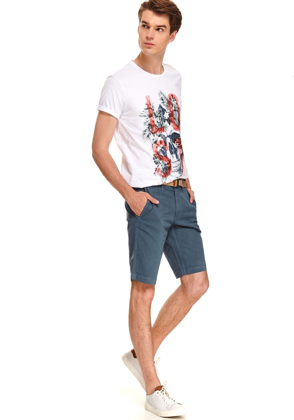 Pantaloni scurti barbati, TOP SECRET, SSZ1061, Gri