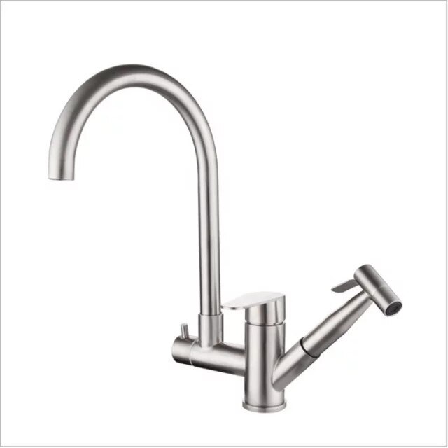 Baterie bucatarie ,dus extractabil ,inox, Smack Smk 1759