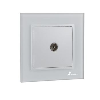 Priza tv , Rama sticla , Smack , smk8008fkw Priza tv , Rama sticla , Smack , smk8008fkw