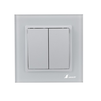 Intrerupator Dublu Smack,Rama Sticla,10A,IP20,Sf8002fkw,Rama Sticla,Alb Intrerupator Dublu Smack,Rama Sticla,10A,IP20,Sf8002fkw,Rama Sticla,Alb