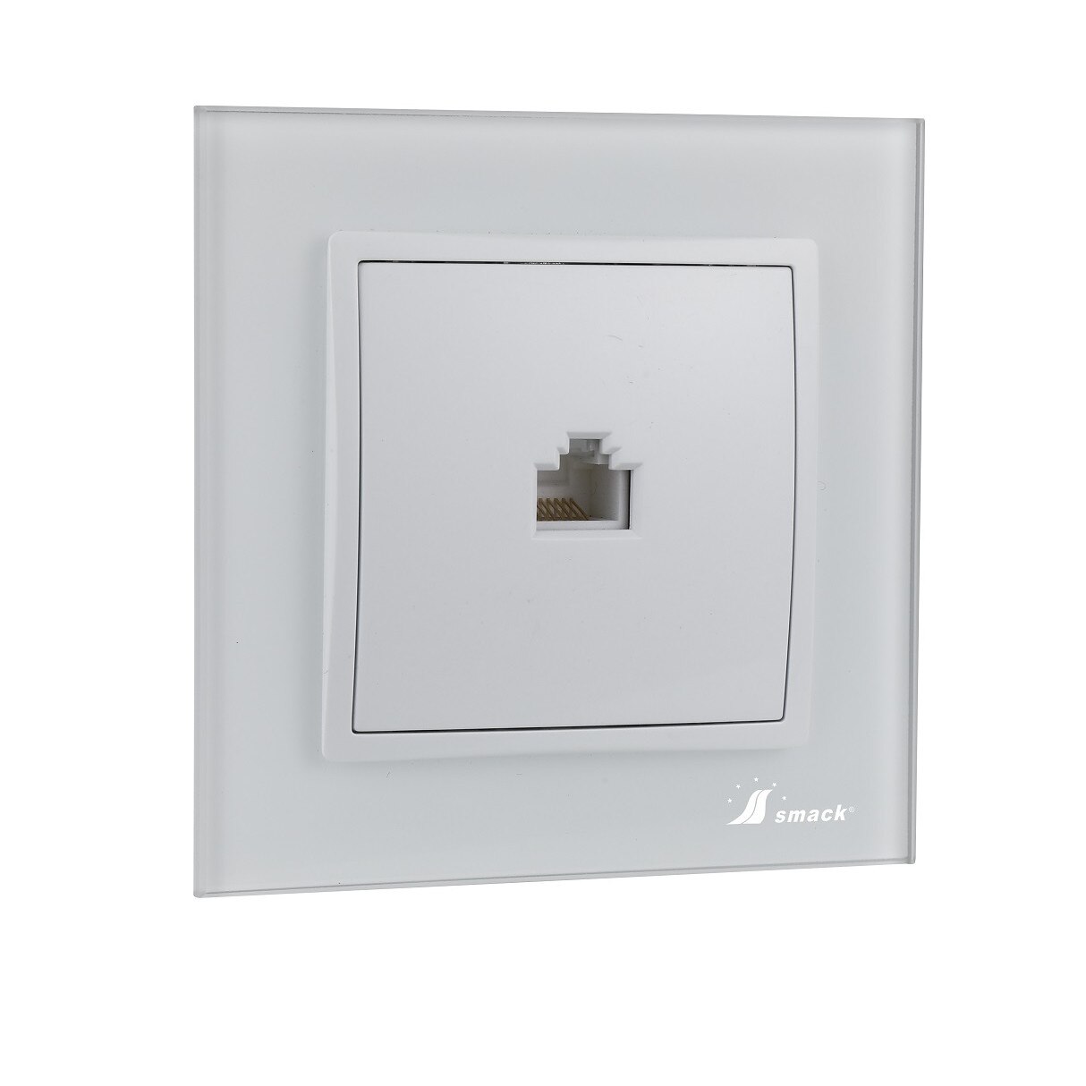 Priza date, Rama Sticla, Smack,SF8011FKW,Alb