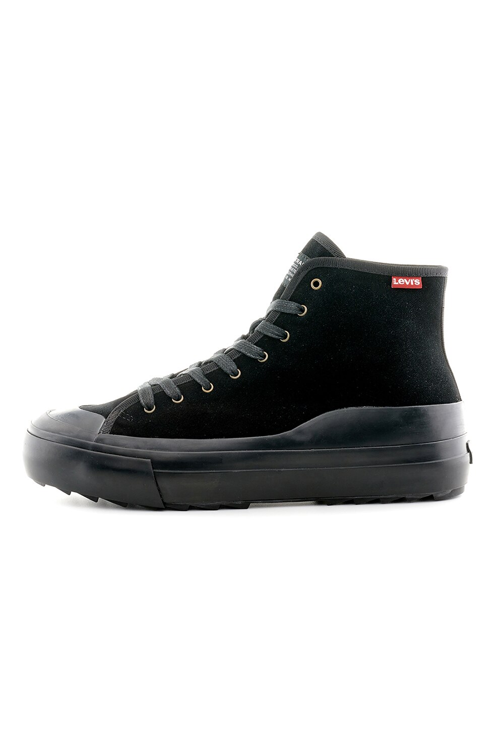 Levi's, Tenisi mid-high de piele intoarsa, Negru, 44