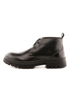 Levi's, Bocanci de piele cu logo, Negru Levi's, Bocanci de piele cu logo, Negru