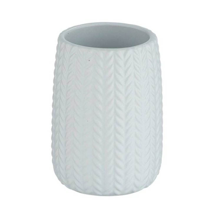 Suport periuta de dinti BARINAS, Alb, 7,4x7,4x10,7 cm, Wenko