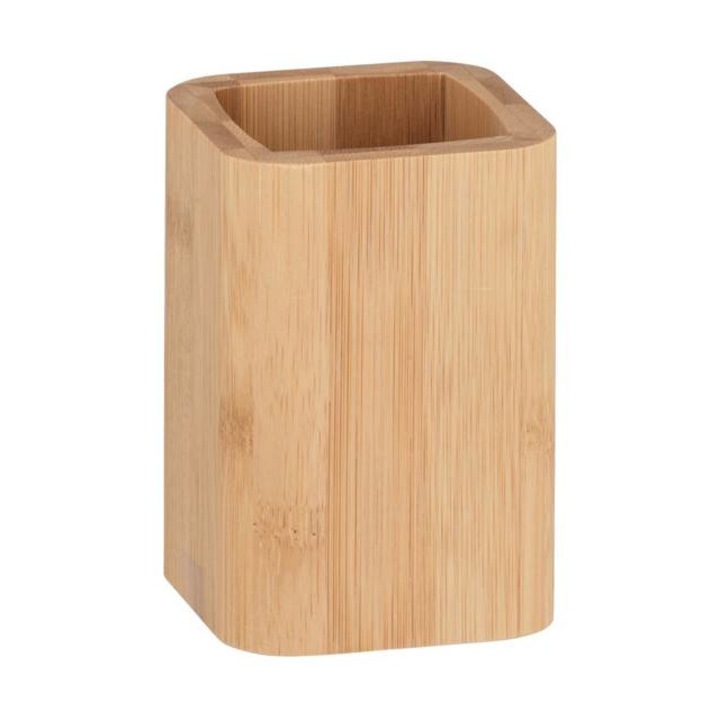 Suport periuta de dinti BAMBOO, 10,7x7,1x7,1 cm, Wenko