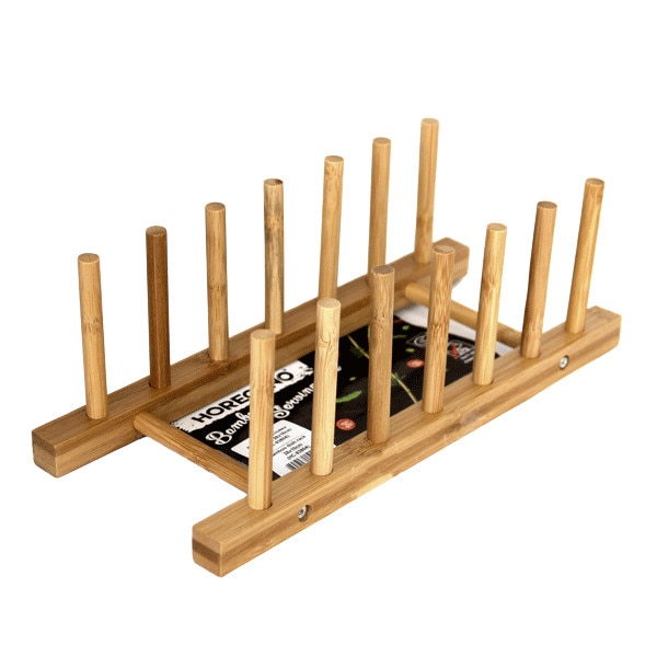 Suport bambus RAKI pentru farfurii 28x10cm