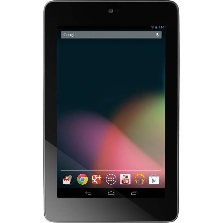 Tableta Google Nexus 7 cu procesor NVIDIA® Tegra® 3 Quad-Core 1.2GHz, 7", 1GB DDR3, 16GB, Wi-Fi, GPS, Android 4.1, Brown