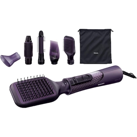 Perie cu aer cald Philips ProCare Airstyler HP8656/00, 1000 W, Mov